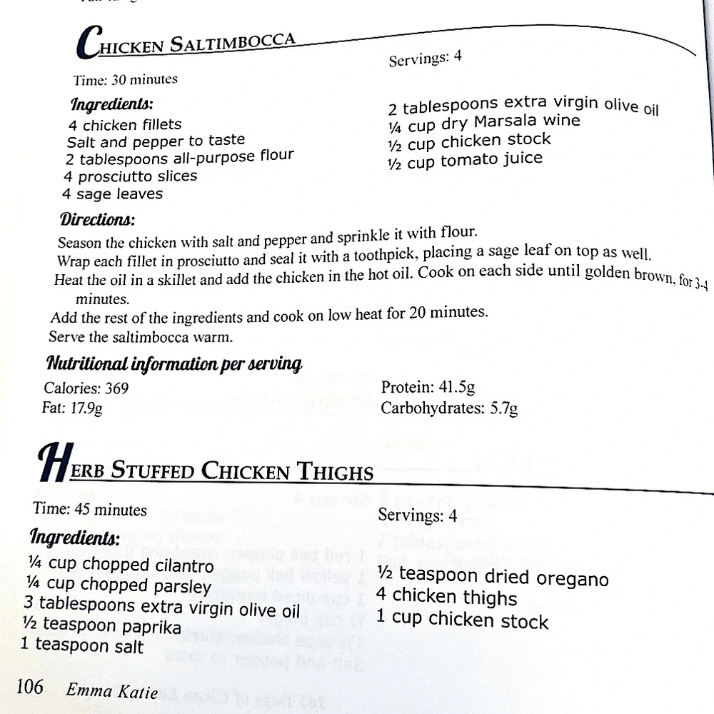 365 Days of Clean Eating Recipes Emma Katie Soft Cover Cookbook